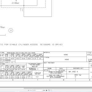JCB S2632E EDRV TZ RAJ 2023-2025 Electrical and Hydraulic Diagram PDF