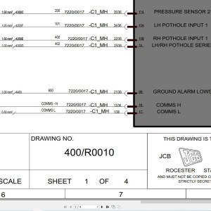 JCB S2646E CSZ 2017-2021 Electrical and Hydraulic Diagram PDF