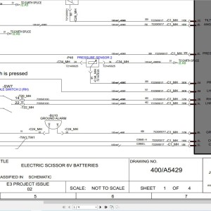 JCB S3246E CSZ 2017-2021 Electrical and Hydraulic Diagram PDF