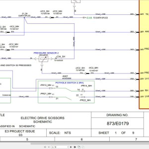 JCB S3246E EDRV RAJ 2023-2025 Electrical and Hydraulic Diagram PDF