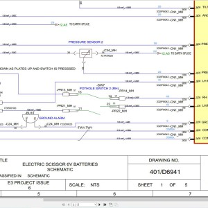 JCB S3246E RAJ 2020-2024 Electrical and Hydraulic Diagram PDF