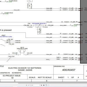 JCB S4046E CSZ 2017-2020 Electrical and Hydraulic Diagram PDF
