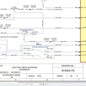 JCB S4046E EDRV TZ RAJ 2023-2025 Electrical and Hydraulic Diagram PDF