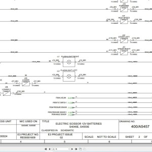 JCB S4550E CSZ 2017-2020 Electrical and Hydraulic Diagram PDF