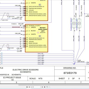 JCB S4550E EDRV RAJ 2022-2025 Electrical and Hydraulic Diagram PDF