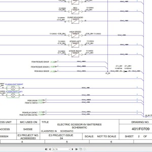 JCB S4550E RAJ 2021-2024 Electrical and Hydraulic Diagram PDF