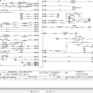 JCB TLT 30D 4x4 T4F (NON-PROD) 2017 Electrical and Hydraulic Diagram PDF