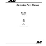 JLG 1043 PVC 1911 2005 Parts Manual 31211372
