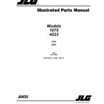 JLG 1075 4523 PVC 2205 Parts Manual 31211885