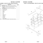 JLG 1500AJP PVC 2307 Parts Manual 31222392