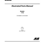 JLG 1732 Parts Manual 31211280