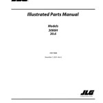 JLG 30.6 3006H Parts Manual 31211226