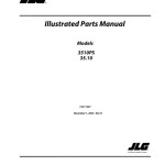 JLG 35.10 3510PS Parts Manual 31211227