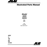 JLG 400S 460SJ PVC 2201 Parts Manual 31219193
