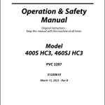JLG 400S HC3 PVC 2207 460SJ HC3 Operation Safety Manual 31220610