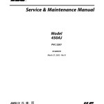 JLG 450A 450AJ PVC 2207 Service and Maintenance Manual 31220372