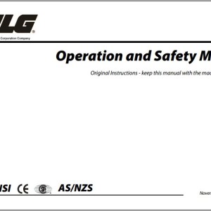JLG 530LRT PVC 2004 Operation Safety Manual 31217174