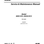 JLG 800S HC3 860SJ HC3 PVC 2307 Service and Maintenance Manual 31222415