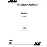 JLG 830P Parts Manual 31222428