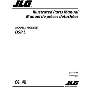 JLG DSP L Parts Manual 31210399