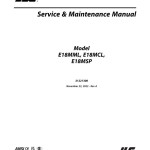 JLG E18MCL E18MML E18MSP Service and Maintenance Manual 31221300