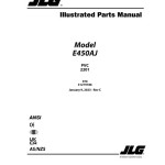 JLG E450AJ PVC 2201 Parts Manual 31219186