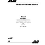 JLG ES1330L Parts Manual 3121795