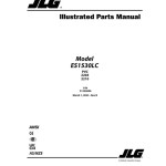 JLG ES1530LC PVC 2204 2210 Parts Manual 31220696