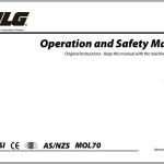 JLG H800AJ PVC 2007 Operation Safety Manual 31217193