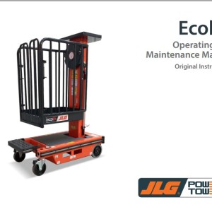 JLG POWER TOWERS ECOLIFT Operation Maintenance Manual 1001288176