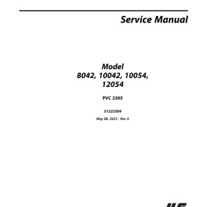 JLG SKYTRAK 10042 10054 12054 8042 PVC 2305 Service and Maintenance Manual 31222304