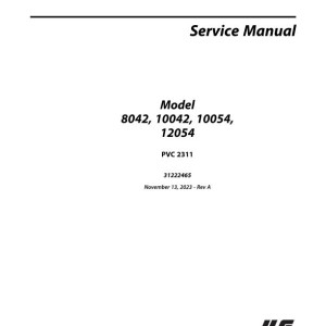 JLG SKYTRAK 10042 10054 12054 8042 PVC 2311 Service and Maintenance Manual 31222465