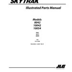 JLG SKYTRAK 10042 10054 8042 PVC 1911 2005 Parts Manual 31211390