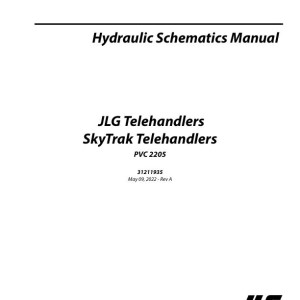 JLG SKYTRAK 10042 to G5-18A PVC 2205 Hydraulic Schematic 31211935