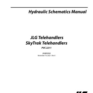 JLG SKYTRAK 10042 to G5-18A PVC 2211 Hydraulic Schematic 31221312