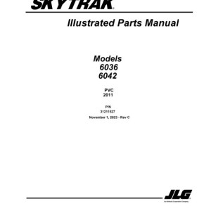 JLG SKYTRAK 6036 6042 PVC 2011 Parts Manual 31211527
