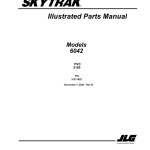 JLG SKYTRAK 6042 PVC 2105 Parts Manual 31211622