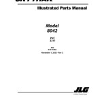 JLG SKYTRAK 8042 PVC 2211 Parts Manual 31211956