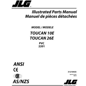 JLG TOUCAN 10E 26E PVC 2201 Parts Manual 31210435