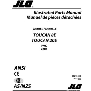 JLG TOUCAN 20E 8E PVC 2201 Parts Manual 31210434