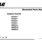 JLG X17JP X500AJ Parts Manual 3121613