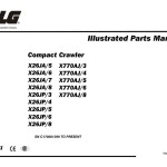JLG X26JP X770AJ Parts Manual 31217113