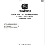 John Deere 6700 Self-Propelled Sprayer Diagnostic Operation Test Manual TM1834