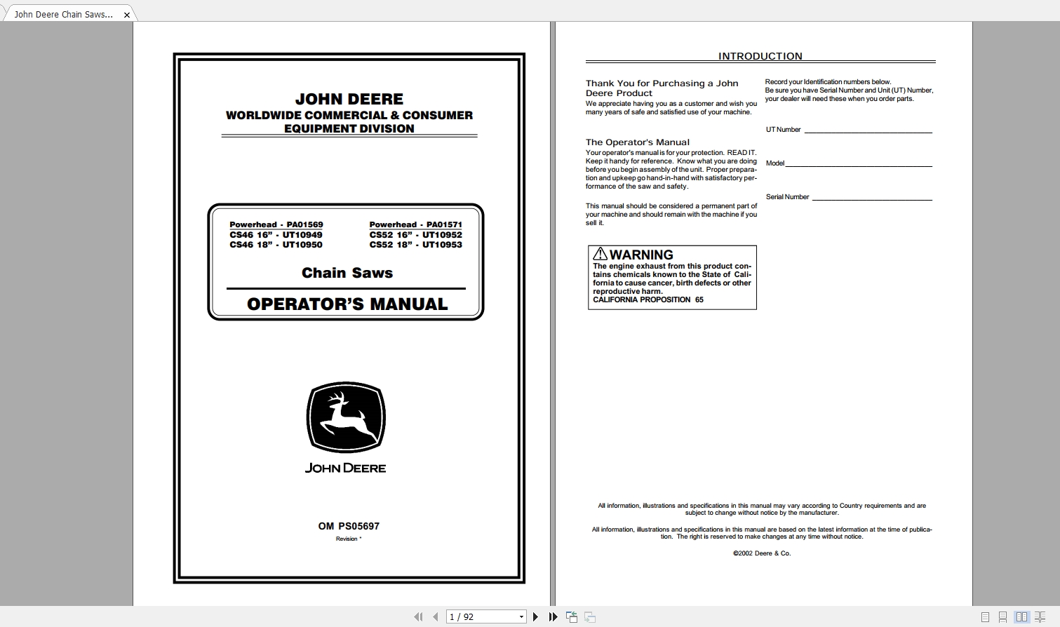 John Deere Construction 16.4 GB PDF Operator's Manual (6)