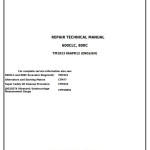 John Deere 600CLC 800C Repair Technical Manual TM1923