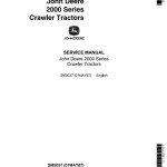 John Deere 2010 Crawler Tractor Service Manual SM2037