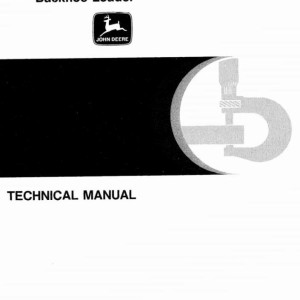 John Deere 302A Backhoe Loader Technical Manual TM1090