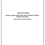 John Deere 310SL Backhoe Loader Operator Manual OMT357554X19