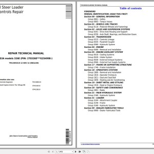 John Deere 326E Repair Technical Manual TM13093X19