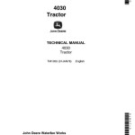 John Deere 4030 Tractor Technical Manual TM1055